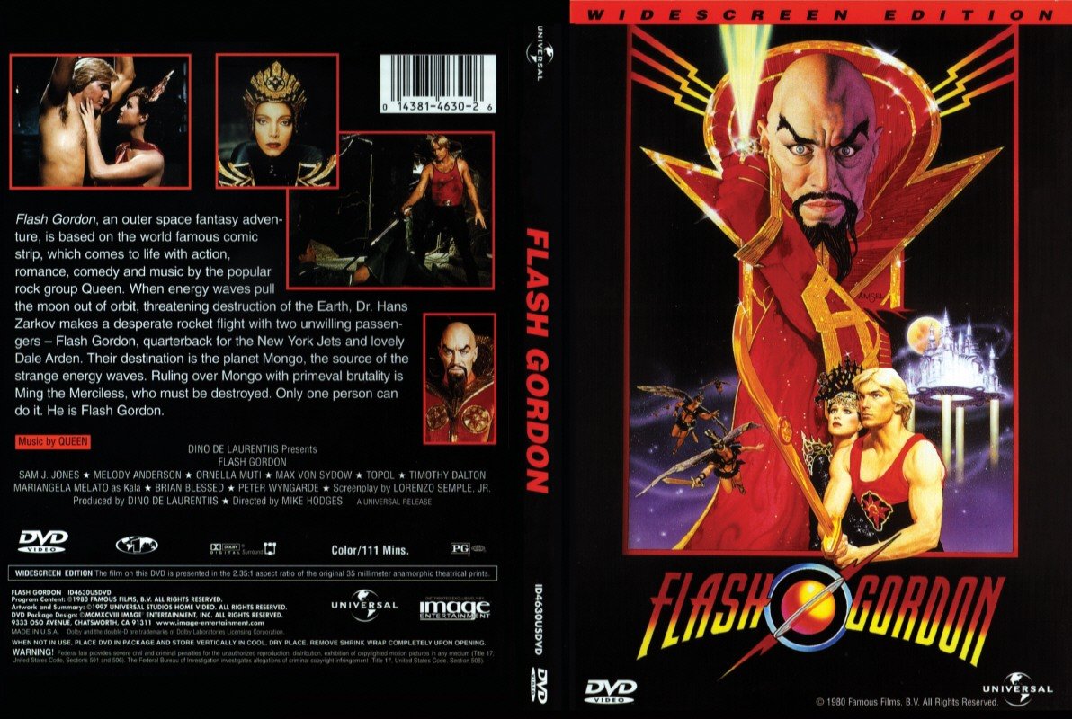 Queen Flash Gordon : Front | DVD Covers | Cover Century | Over 1.000. ...